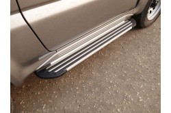 Пороги алюминиевые Slim Line Silver Suzuki Jimny 3