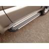 Пороги алюминиевые Slim Line Silver Suzuki Jimny 3