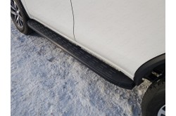 Пороги алюминиевые Toyota Fortuner