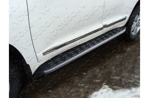 Пороги алюминиевые Toyota Land Cruiser 200