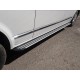 Пороги алюминиевые Slim Line Silver Volkswagen Caravelle T6