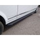 Пороги алюминиевые Slim Line Black Volkswagen Caravelle T6