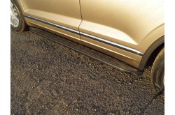 Пороги алюминиевые Volkswagen Touareg 3