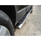 Пороги овальные с накладкой Chevrolet Captiva