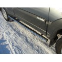 Пороги овальные с проступью Chevrolet Niva