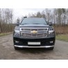 Защита переднего бампера с ходовыми огнями Chevrolet Tahoe 4