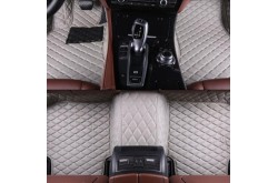 Кожаные коврики ромбом Audi A6 C7