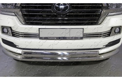 Рамка номерного знака Toyota Land Cruiser 200 Exalibur