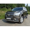 Защита переднего бампера одинарная Chevrolet TrailBlazer
