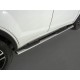 Пороги овальные с накладкой Lifan X60