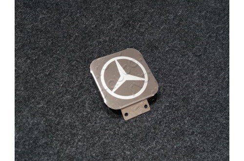 Заглушка фаркопа с логотипом Mercedes Benz
