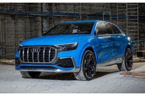 Сетка в бампер с установкой Audi Q8