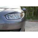Реснички на передние фары Renault Fluence