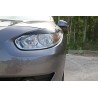 Реснички на передние фары Renault Fluence