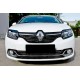 Реснички на передние фары Renault Logan 2