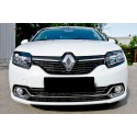 Реснички на передние фары Renault Logan 2