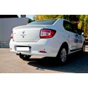 Реснички на задние фонари Renault Logan 2