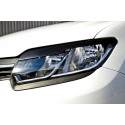 Реснички на передние фары Renault Sandero 2 дорестайлинг