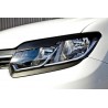 Реснички на передние фары Renault Sandero 2 дорестайлинг