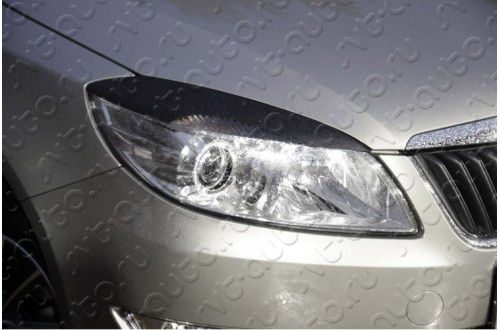 Реснички на передние фары Skoda Fabia Combi