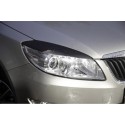 Реснички на передние фары Skoda Fabia Combi