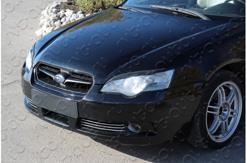 Реснички на передние фары Subaru Legacy 3