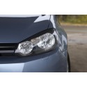 Реснички на передние фары Volkswagen Golf 6
