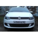 Реснички на передние фары Volkswagen Polo 5