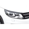 Реснички на передние фары Volkswagen Tiguan рестайлинг