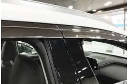 Хромированные дефлекторы окон из 6 частей Hyundai Santa Fe TM
