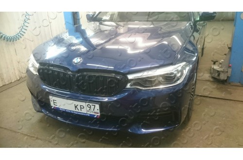 Сетка в бампер с установкой BMW M5 G30