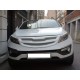 Решетка радиатора вариант 2 с сеткой металлик Kia Sportage 3