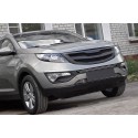 Решетка радиатора вариант 2 с черной сеткой Kia Sportage 3