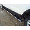 Пороги овальные с накладкой Ford Explorer 5