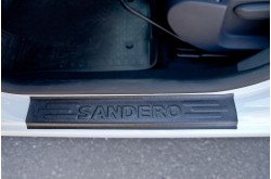 Накладки на пороги дверей Renault Sandero 2