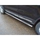Пороги овальные с накладкой Geely Atlas