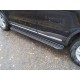 Пороги алюминиевые Slim Line Black Geely Atlas