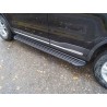 Пороги алюминиевые Slim Line Black Geely Atlas