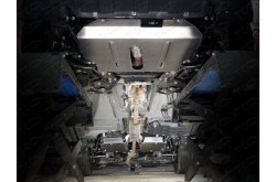 Комплект алюминиевых защит Geely Emgrand X7 рестайлинг