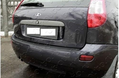 Накладка на задний бампер Lada ВАЗ Kalina хэтчбэк