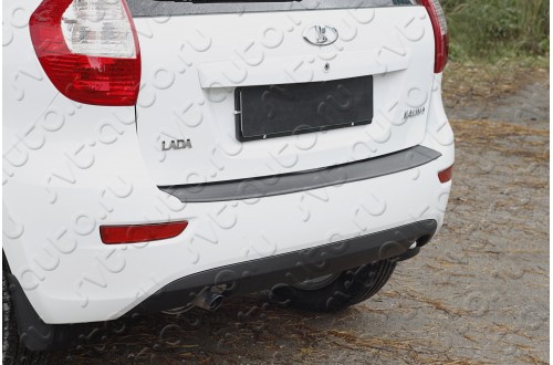 Накладка на задний бампер Lada ВАЗ Kalina 2 хэтчбэк