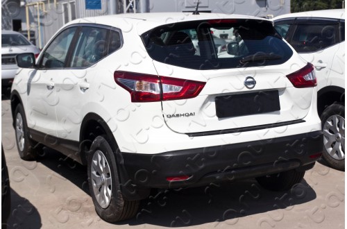 Накладка на задний бампер Nissan Qashqai 2