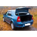 Накладка на задний бампер Renault Logan рестайлинг