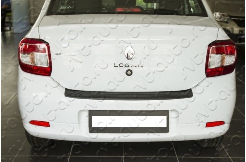 Накладка на задний бампер Renault Logan рестайлинг