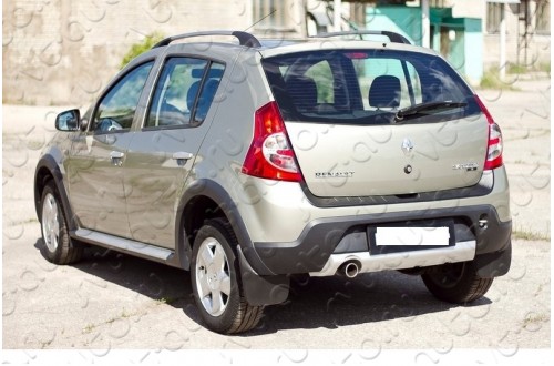 Накладка на задний бампер Renault Sandero Stepway
