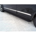 Пороги алюминиевые Slim Line Black Haval H6