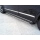 Пороги алюминиевые Slim Line Silver Haval H6