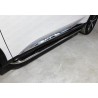 Пороги с накладкой гнутые Haval F7