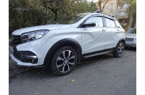 Молдинги на двери Lada XRAY