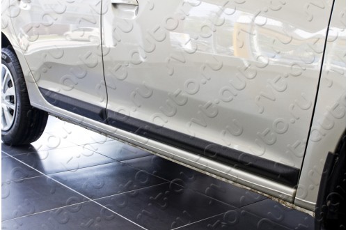 Молдинги на двери Renault Logan 2